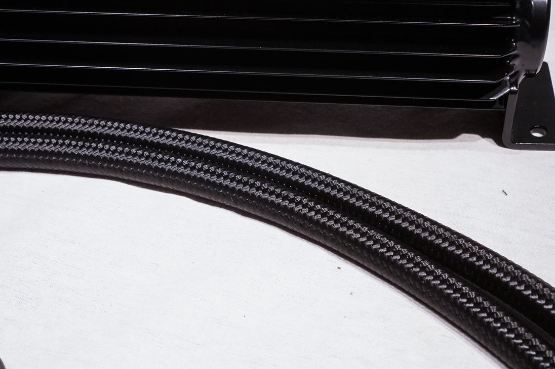 Black Oil Line Included in Oil Cooler Kit
