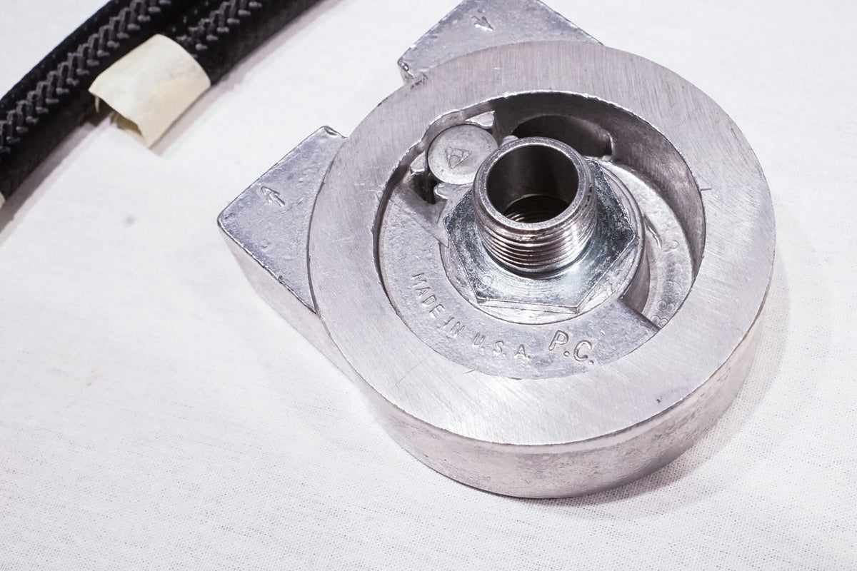 Oil Cooler Attaches Between Oil Filter and Engine