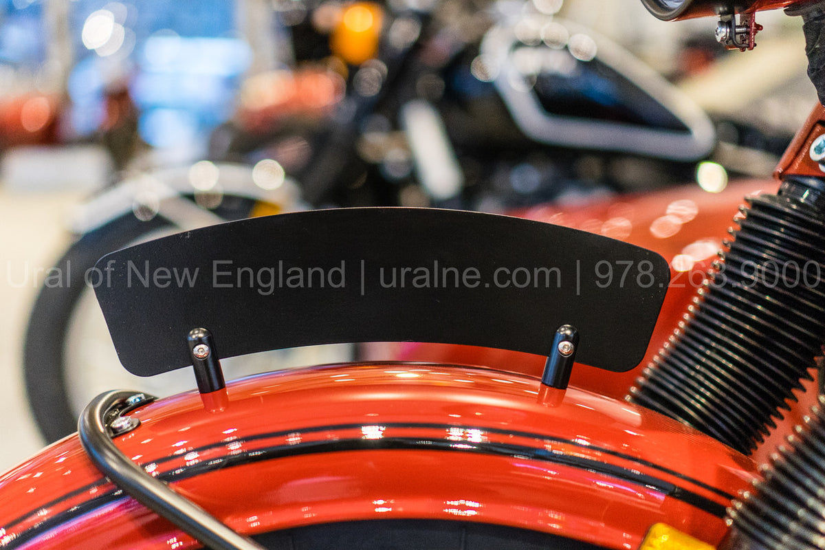 Old Style Fender Mounted License Plate