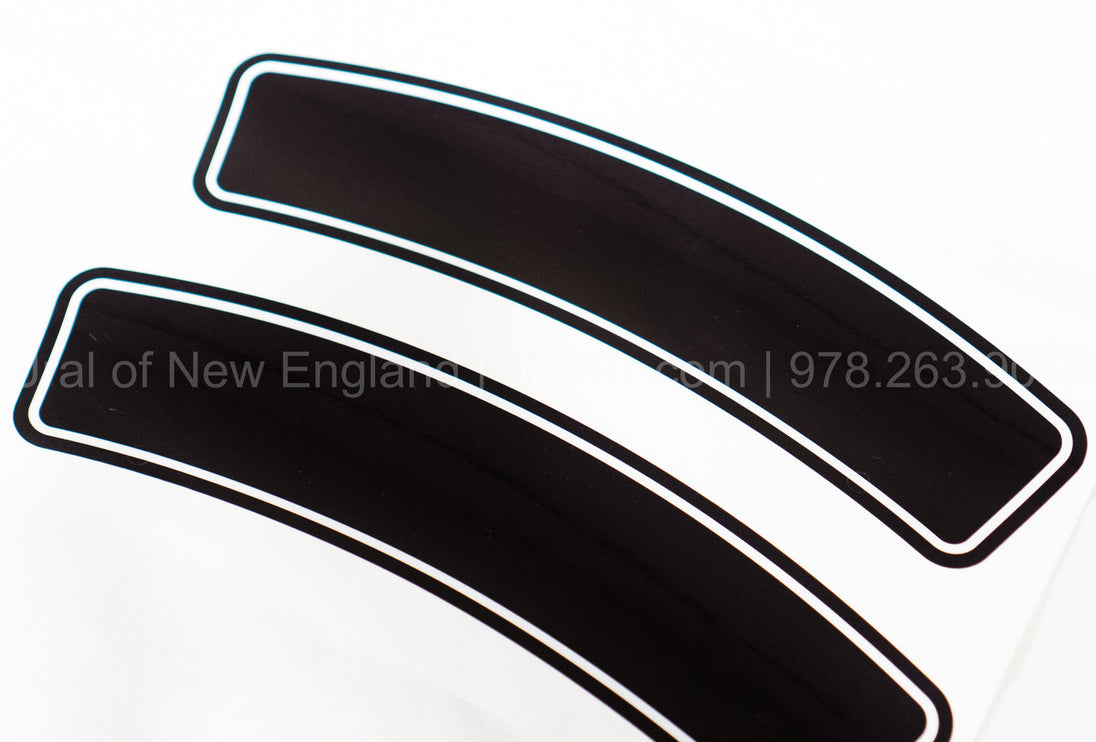 Fender License Plate Decals for Both Sides