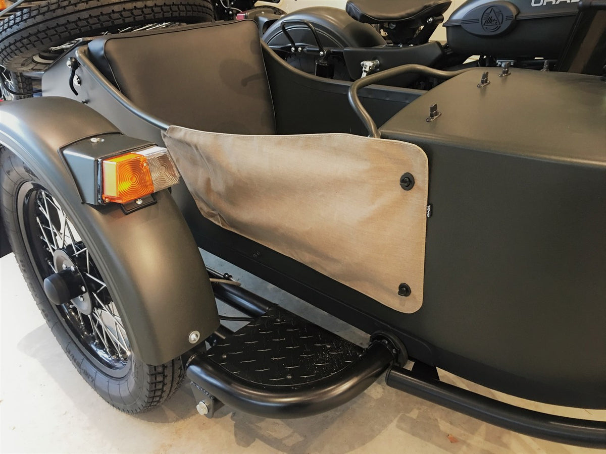 Pendleton  Sidecar Door Installed on Ural Motorcycle Sidecar