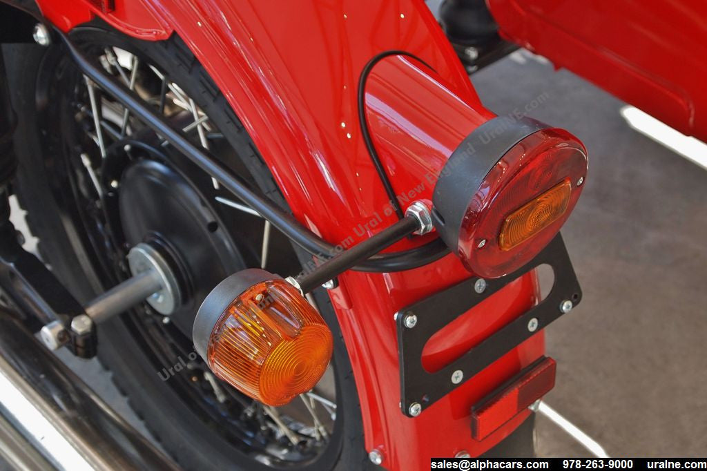 This photo shows the gasket, as it will appear as part of the complete retro rear bike light assembly.