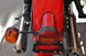 This photo shows the gasket, as it will appear as part of the complete retro rear bike light assembly.