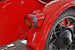 This photo shows the gasket, as it will appear as part of the complete retro rear sidecar light assembly.